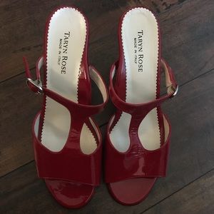 Taryn Rose Red Sandals